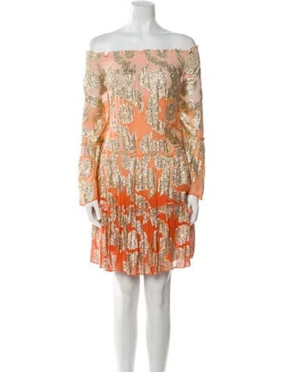 Pre-owned Miss June Printed Mini Dress