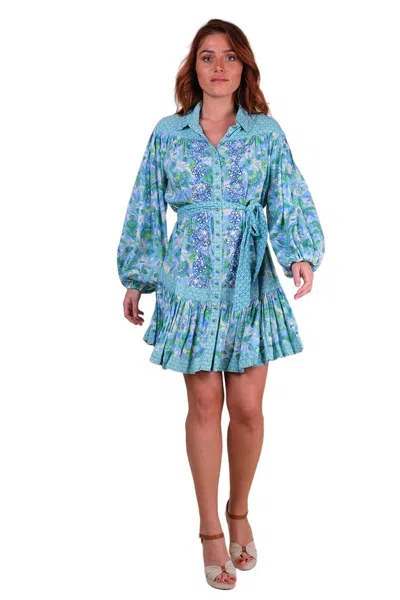 Miss June Stefania Short Dress In Multi