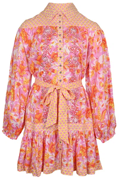 Miss June Stefania Short Dress Pink