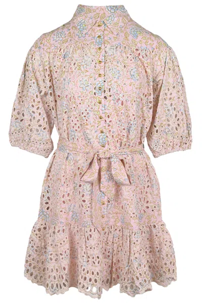 Miss June Teodora Short Dress Pink