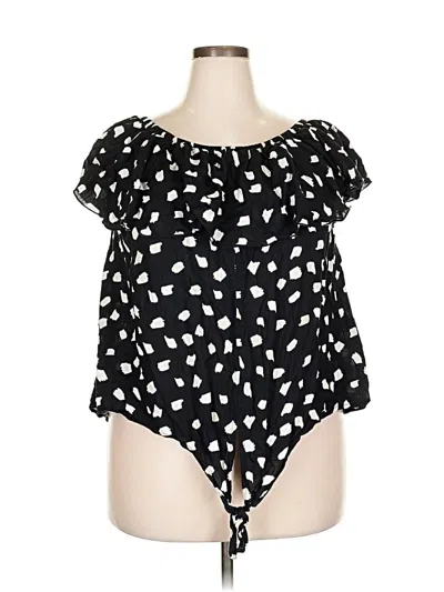 Pre-owned Miss Lili Sleeveless Blouse In Black