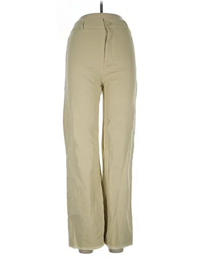 Pre-owned Miss Love Khaki Pant In Tan