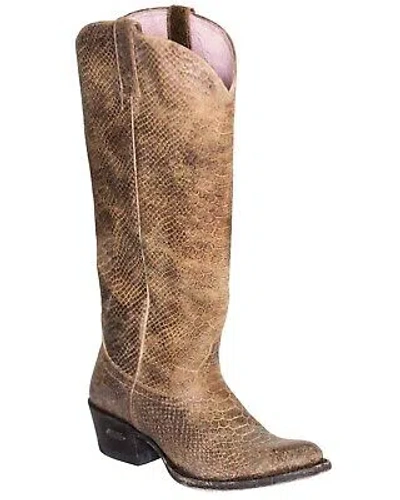 Pre-owned Miss Macie Women's Eden Western Boot - Round Toe - U7004-01 In Brown