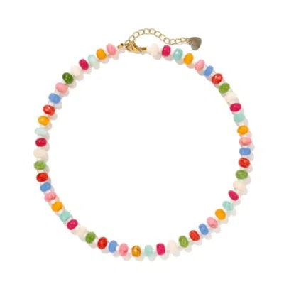 Miss May The Brand Women's Funfetti Necklace In Yellow