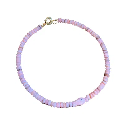 Miss May The Brand Women's Pink / Purple Pink Catch Of The Day Necklace