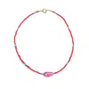 Miss May The Brand Women's Red Catch Of The Day Necklace