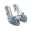 Miss May The Brand Women's Silver La Sirena Heels