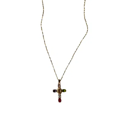 Miss May The Brand Women's Trinity Cross Necklace