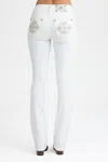 Miss Me Adelaide Cross Bootcut Jeans - 34 / 30" / White In White