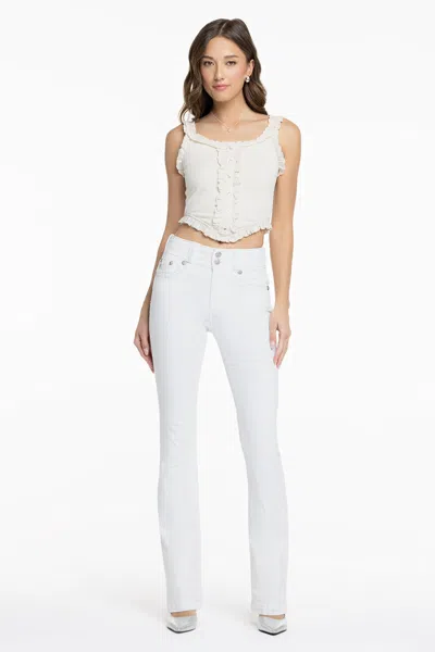 Miss Me Adeline White Bootcut Jeans