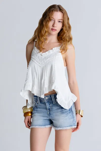 Miss Me Amalfi Cami - S / White