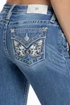 Miss Me Angellica Bootcut Jeans In Medium Wash