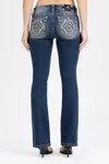 Miss Me Aniela Cross Bootcut Jeans - 33 / 30" / Vintage Blue In Blue