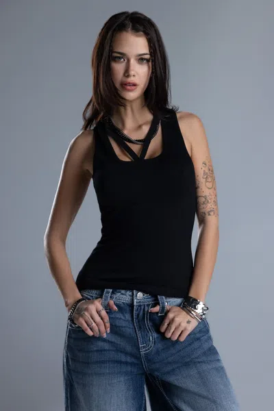 Miss Me Arena Top - L / Black