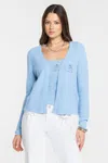 Miss Me Astrid Cardigan Set - L / Blue