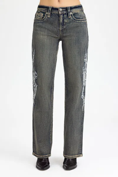 Miss Me Aubrey Slim Wide - 34 / 30" / Vintage Blue