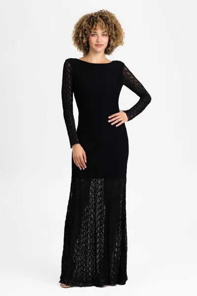 Miss Me Audrina Maxi Dress - L / Black
