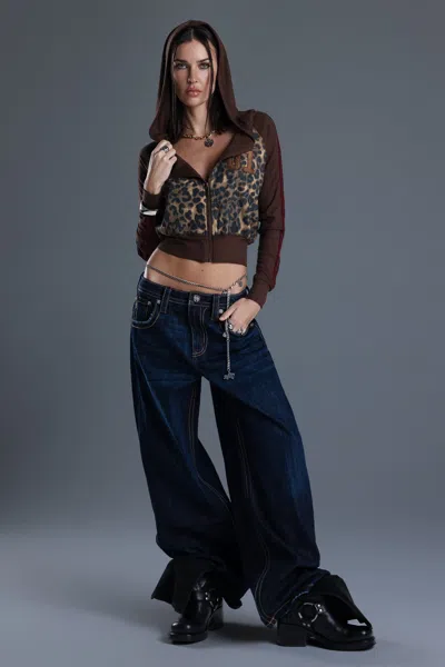 Miss Me Bellanie Baggy Wide Leg - 34 / 30" / Dark Wash In Blue