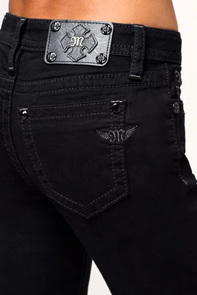 Miss Me Brinley Heaven Straight Jeans In Black
