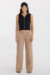 Miss Me Cairo Slim Wide Utility Jeans - 32 / 30" / Sand In Sand