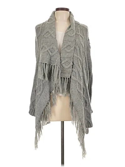 Pre-owned Miss Me Cardigan Sweater In Gray