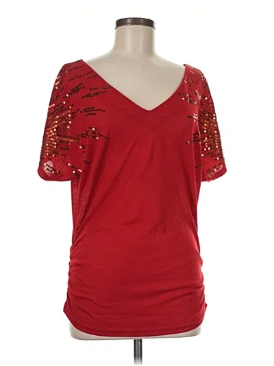 Pre-owned Miss Me Cardigan Sweater In Red