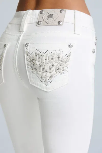 Miss Me Cherub Bootcut Jeans - 32 / 30" / White