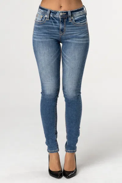 Miss Me Classic Heaven Skinny Jeans In Medium Wash