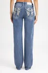 Miss Me Cloudborne Wing Slim Wide - 34 / 30" / Medium Wash In Blue