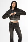 Miss Me Copley Jacket In Rustic Brown