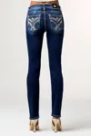 Miss Me Crissy Winter Straight Jeans In Dark Wash