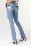 Miss Me Cross Couture Straight Jeans In Dark Wash