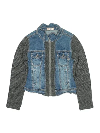 Pre-owned Miss Me Kids' Denim Jacket In Blue