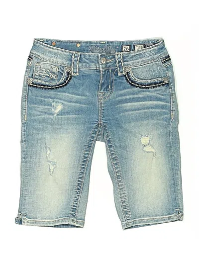 Pre-owned Miss Me Denim Shorts In Blue