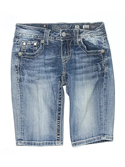 Pre-owned Miss Me Denim Shorts In Blue