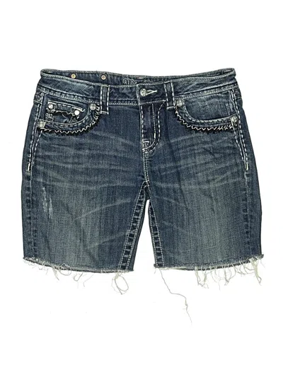 Pre-owned Miss Me Denim Shorts In Blue