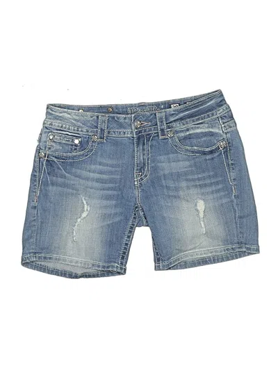 Pre-owned Miss Me Denim Shorts In Blue