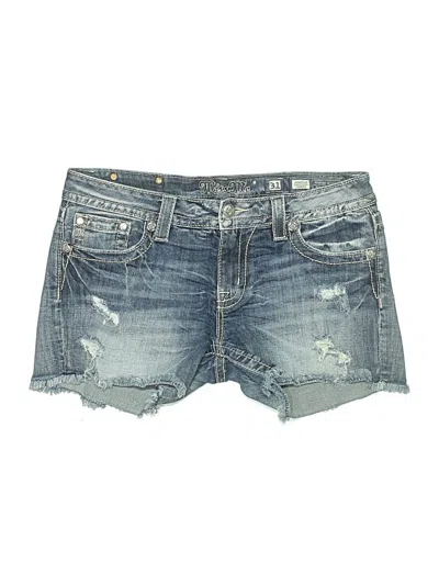 Pre-owned Miss Me Denim Shorts In Blue