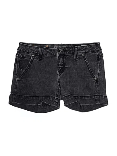 Pre-owned Miss Me Denim Shorts In Gray