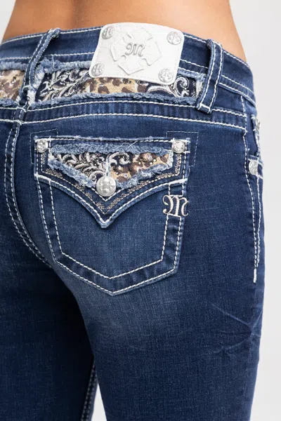 Miss Me Desert Sprint Straight Jeans - 32 / 31" / Dark Wash In Blue