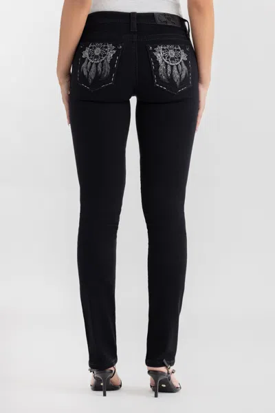 Miss Me Divine Dreamer Straight Jeans - 31 / 31" / Black