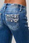 Miss Me Estrella Bootcut Jeans In Medium Wash