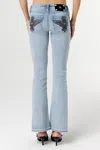 Miss Me Ethereal Wings Bootcut Jeans In Light Wash