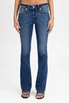 Miss Me Everly Studded Bootcut Jeans - 34 / 30" / Med/dark Wash In Blue
