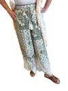 Shop Miss Me Flowering Dreams Crochet Pants In Taupe Beige In Multi