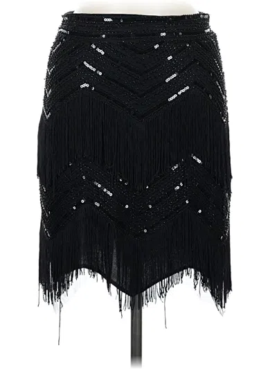 Pre-owned Miss Me Formal Skirt In Black