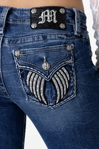 Miss Me Frankie Bootcut Jeans In Black