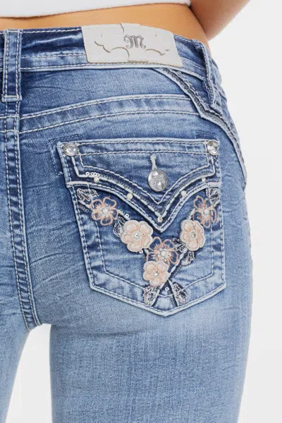 Miss Me Freesia Skinny Jeans - 34 / 29" / Light Wash