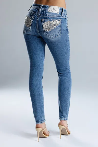 Miss Me Genovia Skinny Jeans - 34 / 29" / Light Wash In Blue