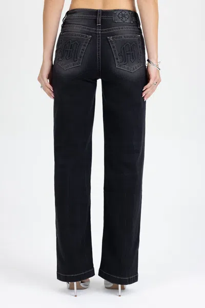 Miss Me Going Rouge Slim Wide - 31 / 30" / Black